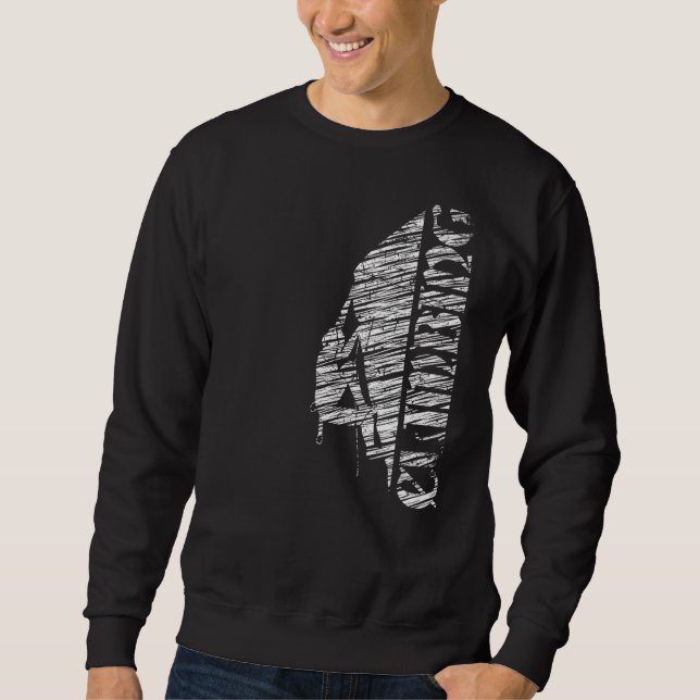 Climbing silhouette bouldering mountaineering Prem Sweatshirt (Front)