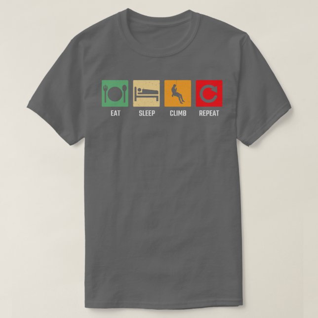 climbing T-Shirt (Design Front)