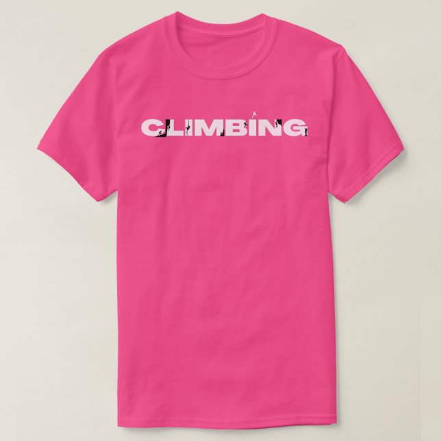 CLIMBING t  T-Shirt (Design Front)