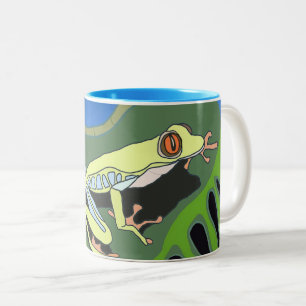 Climbing Tree Frog     Two-Tone Coffee Mug