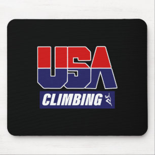 Climbing Usa Climber Mountain Climber Rock Climbin Mouse Pad