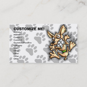 Cling Chihuahua Dog Business Card