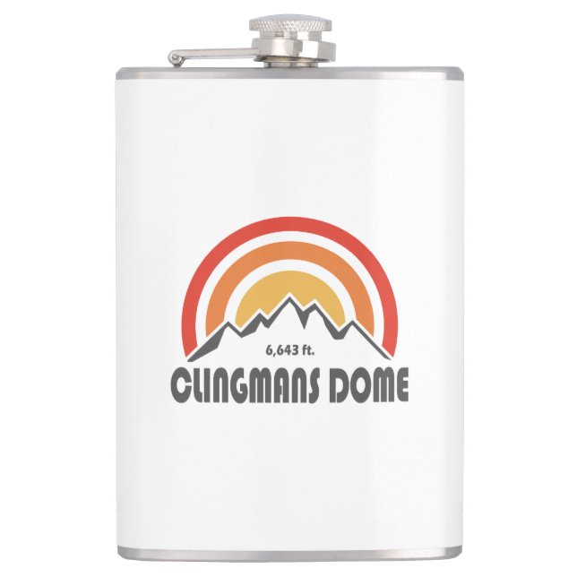 Clingmans Dome Hip Flask (Front)