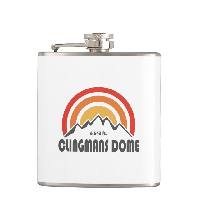 Clingmans Dome Hip Flask (Front)