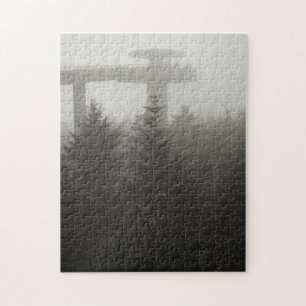 Clingmans Dome in the Fog - GSMNP - 11x14 Jigsaw Puzzle