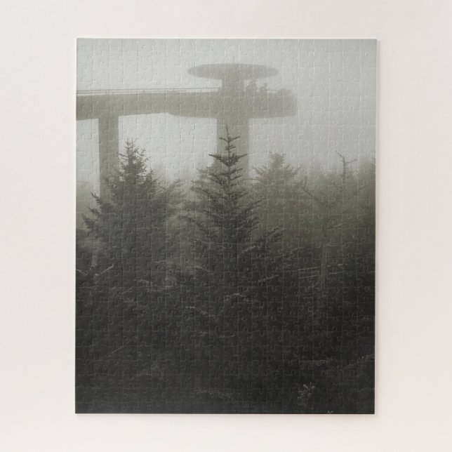 Clingmans Dome in the Fog - GSMNP - 16x20 Jigsaw Puzzle (Vertical)