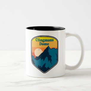 Clingmans Dome Tennessee Sunrise Two-Tone Coffee Mug
