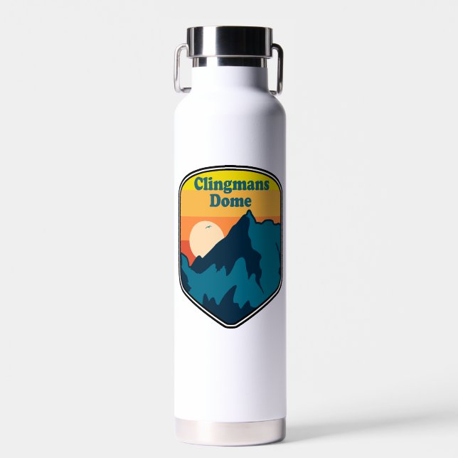 Clingmans Dome Tennessee Sunrise Water Bottle (Front)