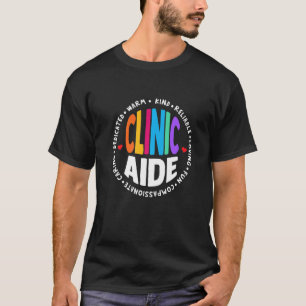 Clinic Aide For School Nurse Appreciation Week Bac T-Shirt