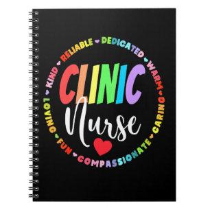 Clinic Nurse For School Nurse Appreciation Week Ba Notebook