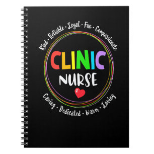 Clinic Nurse For School Nurse Appreciation Week Ba Notebook