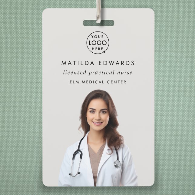 Clinical Hospital Medical Staff Employee ID Name  ID Badge (Creator Uploaded)