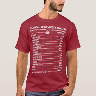 Clinical Informatics Analyst Clinical Analyst T T-Shirt