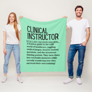 Clinical Instructor Fleece Blanket