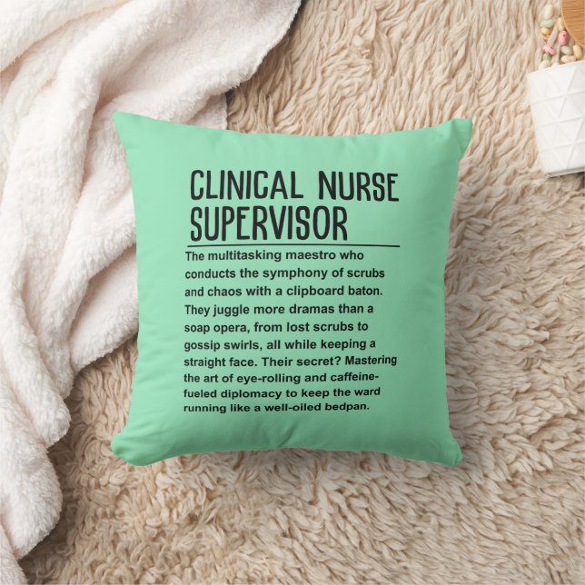 Clinical nurse supervisor cushion (Blanket)
