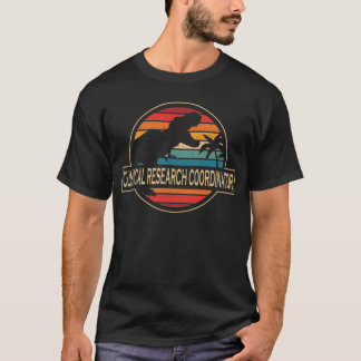 Clinical Research Coordinator Dinosaur T-Shirt