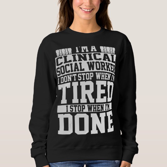 Clinical Social Worker Apparel   Unique Workers De Sweatshirt (Front)
