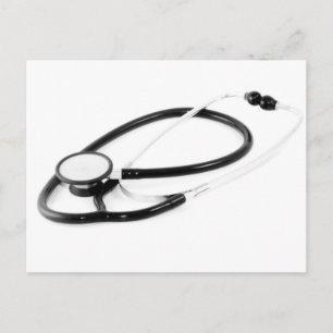 Clinical Stethoscope Postcard