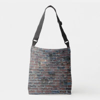 Clinker Brick Print Cross Body Bag