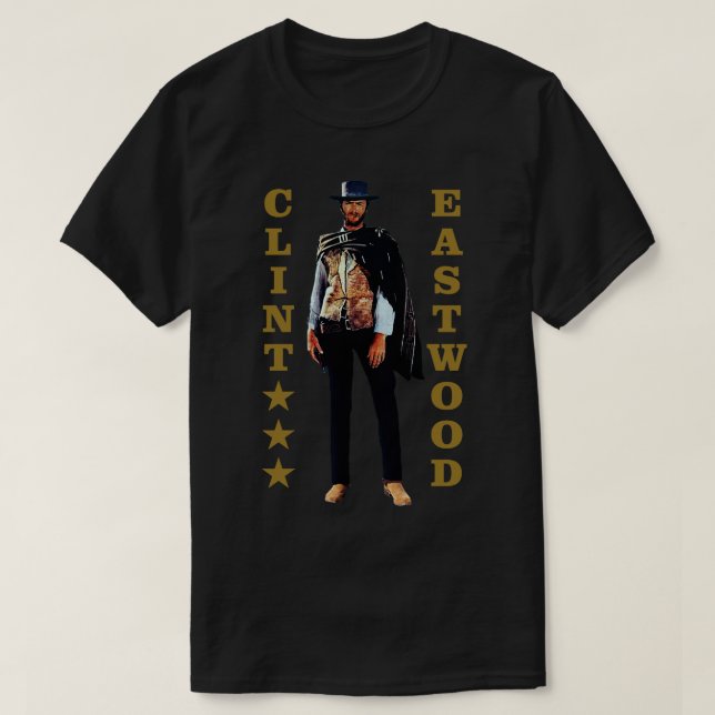Clint Eastwood 1 T-Shirt (Design Front)