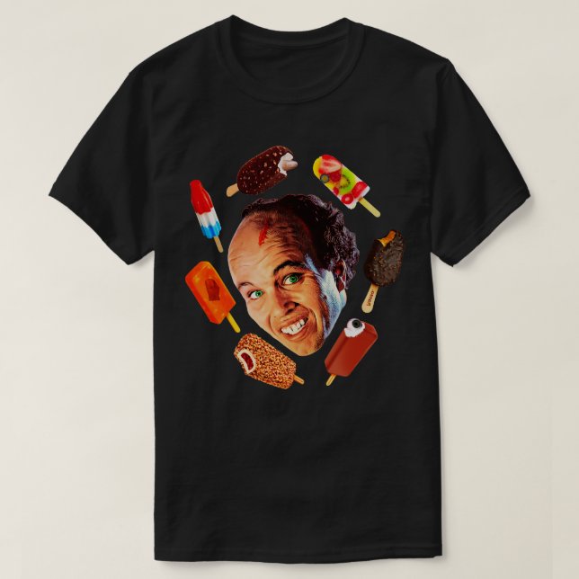 Clint Howard is the Ice Cream Man T-Shirt (Design Front)