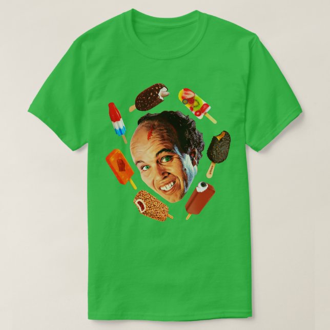 Clint Howard is the Ice Cream Man T-Shirt (Design Front)