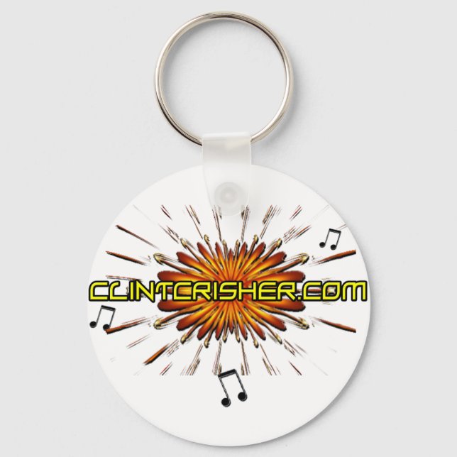 ClintCrisher.com Key Ring (Front)