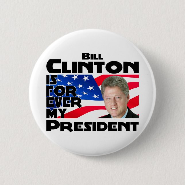Clinton_4everB 6 Cm Round Badge (Front)