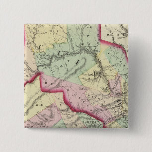 Clinton, Centre counties 15 Cm Square Badge