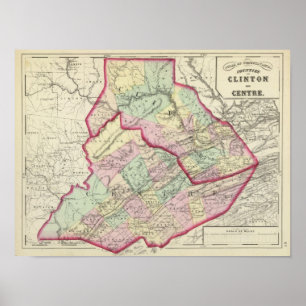 Clinton, Centre counties Poster