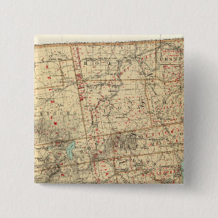 Clinton County 15 Cm Square Badge
