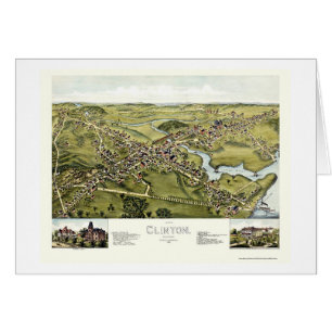 Clinton, CT Panoramic Map - 1881