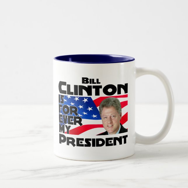 Clinton Forever Two-Tone Coffee Mug (Right)