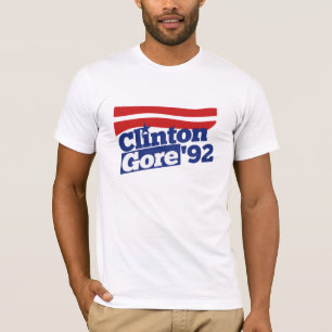 Clinton Gore 92 retro politics T-Shirt
