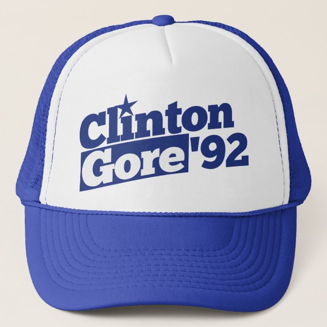 Clinton Gore 92 Trucker Hat (Front)