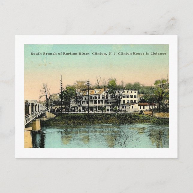 Clinton House, Clinton, NJ Vintage Postcard (Front)
