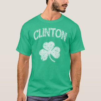 Clinton Irish Shamrock T-Shirt