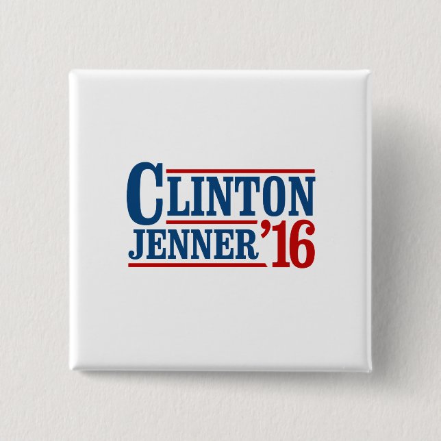 Clinton Jenner 2016 15 Cm Square Badge (Front)