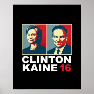 Clinton Kaine 16 - Posterised -- Poster