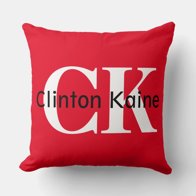 Clinton Kaine - CK 2016 Cushion (Front)