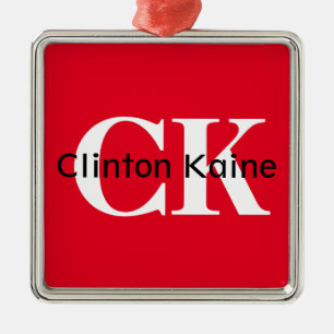 Clinton Kaine - CK 2016 Metal Tree Decoration