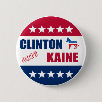 Clinton Kaine | Election 2016 6 Cm Round Badge