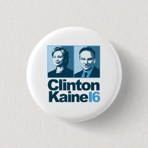 Clinton Kaine for America 2016 3 Cm Round Badge