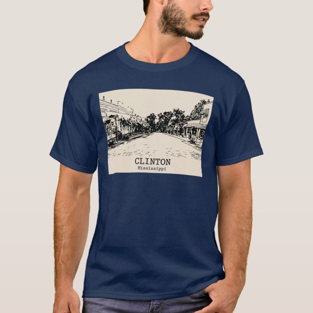 Clinton Mississippi 1 T-Shirt (Front)