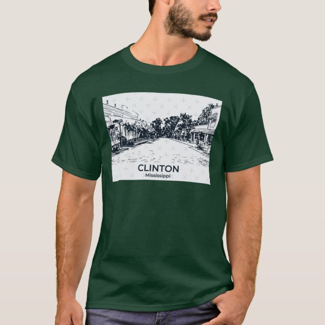 Clinton Mississippi T-Shirt (Front)