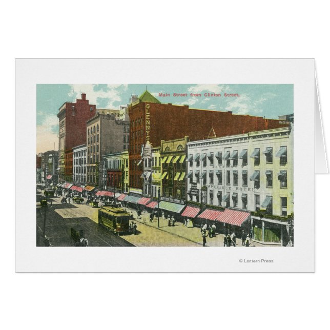Clinton Street View of Main Street (Front Horizontal)