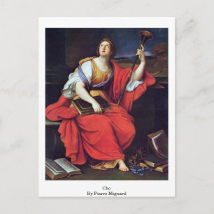 Clio By Pierre Mignard Postcard