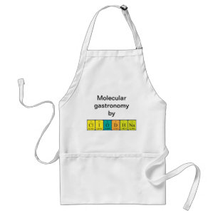 Cliodhna periodic table name apron