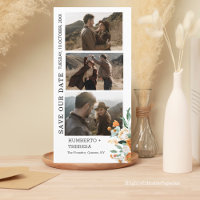Clipart Photo Strip Save the Date Invitation