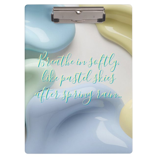 Clipboard in stylish graphic (Front)